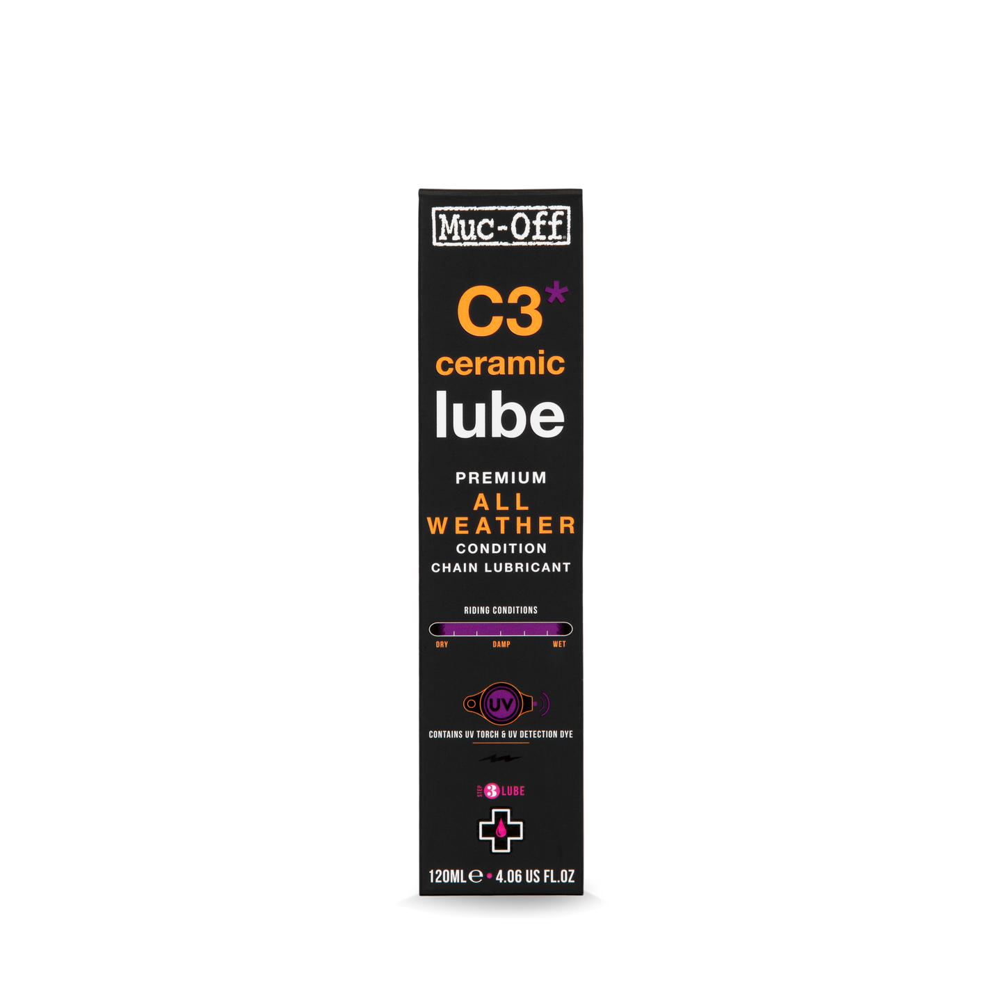 MUC-OFF C3 ALL WEATHER CERAMIC Keramisk Smøremiddel til Alle Vejrforhold (120 ml)