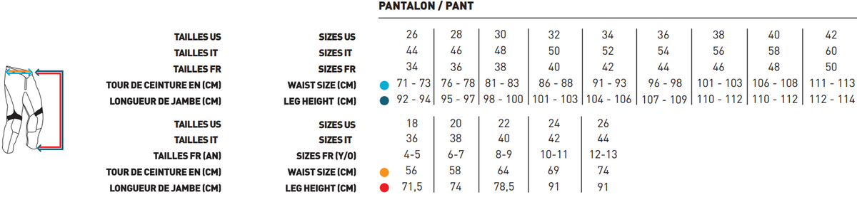 Pantalone SHOT Station Edge Oro