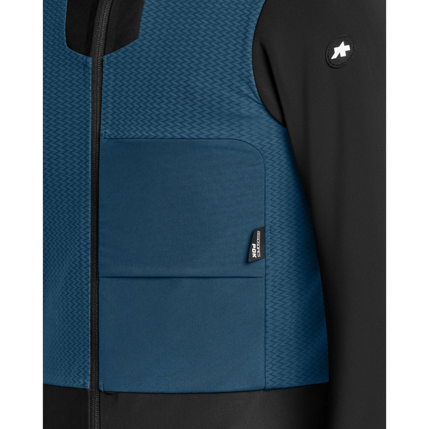 ASSOS EQUIPE R HABU WINTER S11 Jakke Petrol Blue