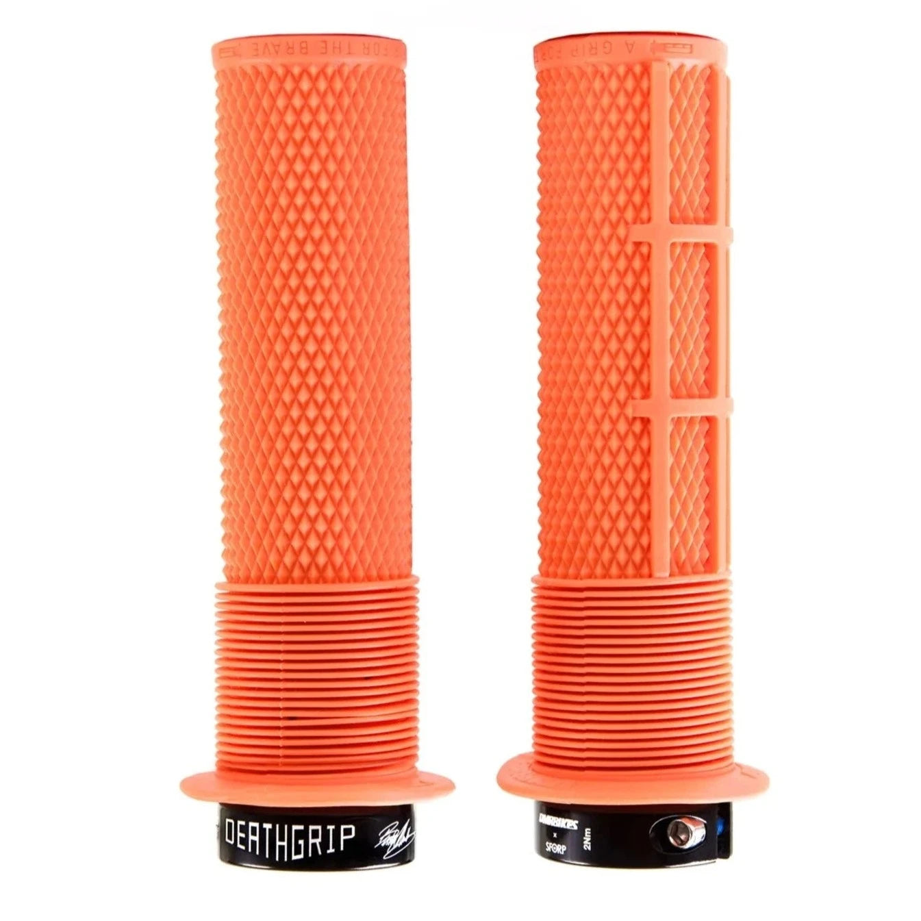 Gripy DMR DEATHGRIP Flange Medium Lock-on Orange