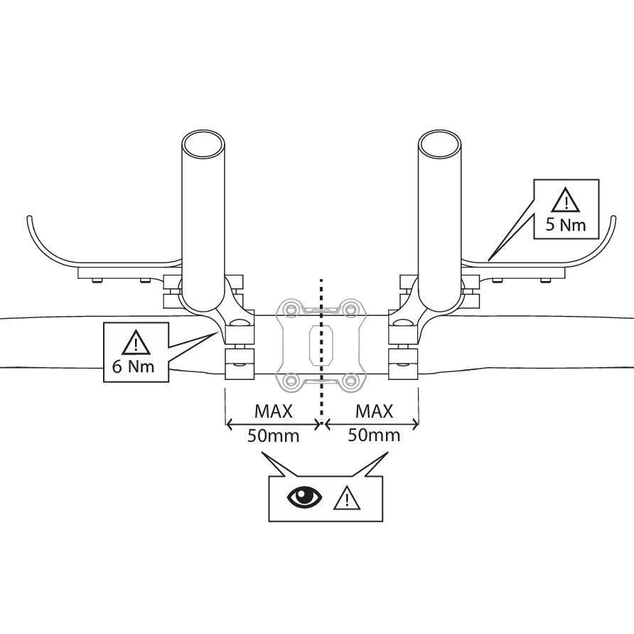 Lenkeraufsatz PRO MISSILE ALU Ski-Form