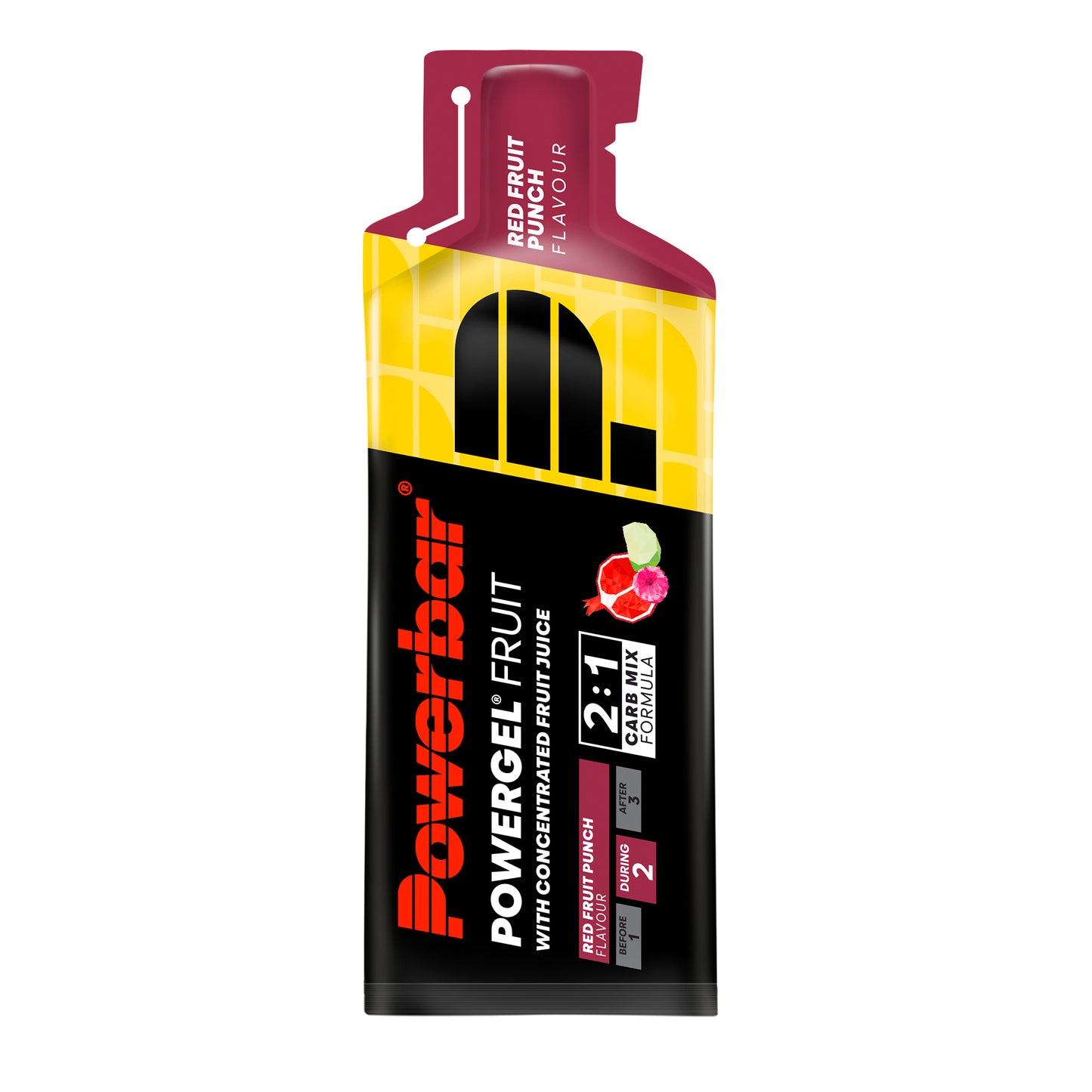 Energigel POWERBAR POWERGEL FRUIT (41gr) Røde bær