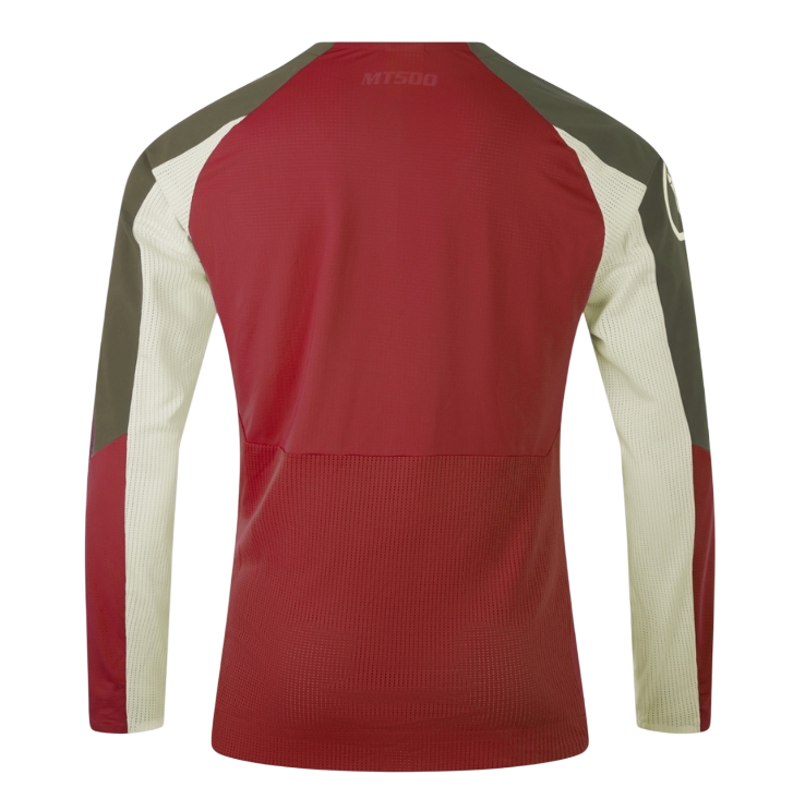 Maillot ENDURA MT500 BURNER LITE Manches Longues Rouge