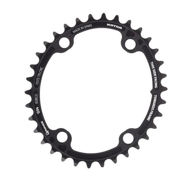 11-Speed Oval Inner Chainring ROTOR Q-RING ALDHU / VEGAST / Shimano R9100 / R8000 110 mm