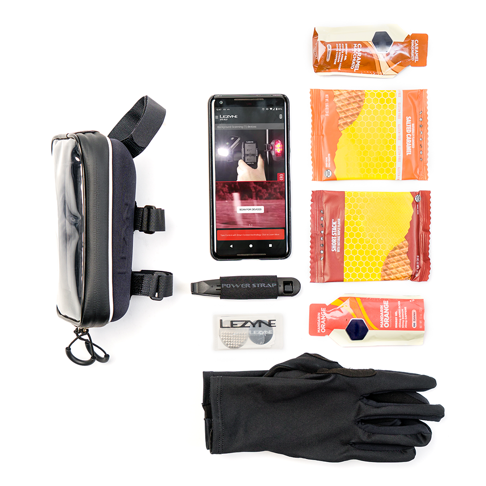 LEZYNE SMART ENERGY CADDY XL -yläputkilaukku, musta