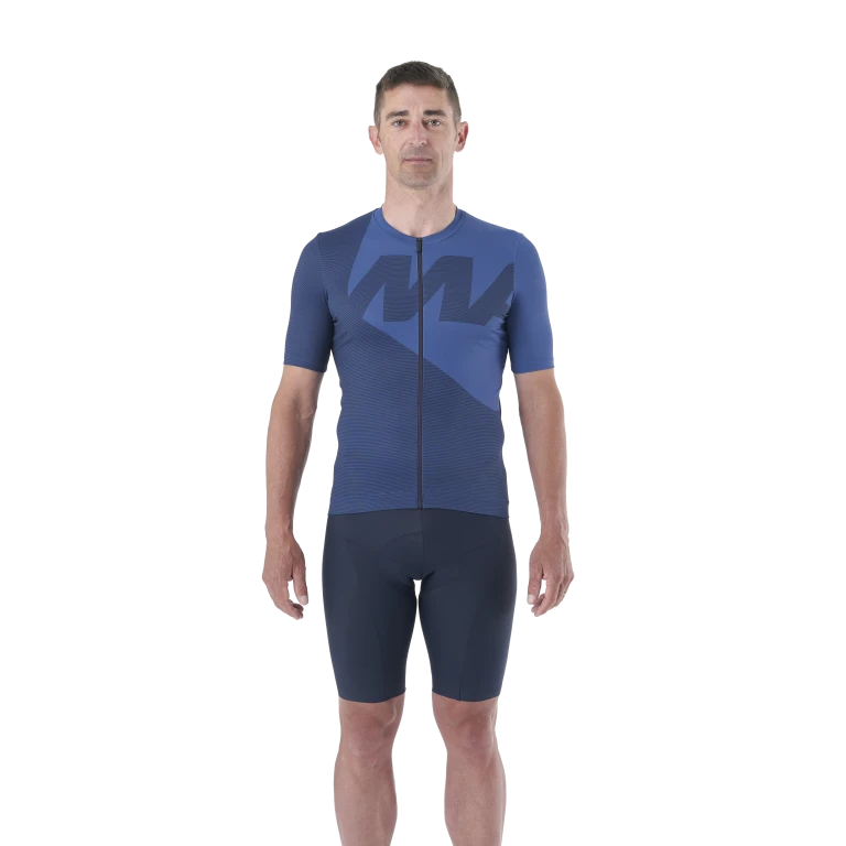 Maglia MAVIC ICON GRAPHIC Maniche Corte Blu