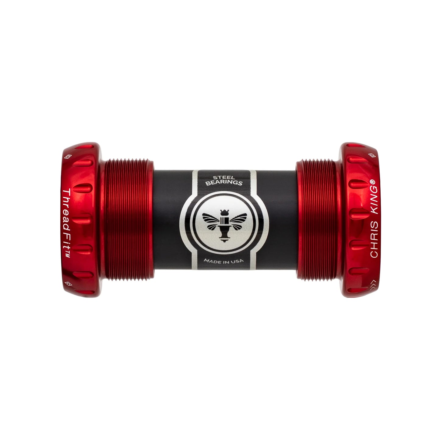 Trapasbehuizing CHRIS KING ThreadFit 24 68/73mm Rood