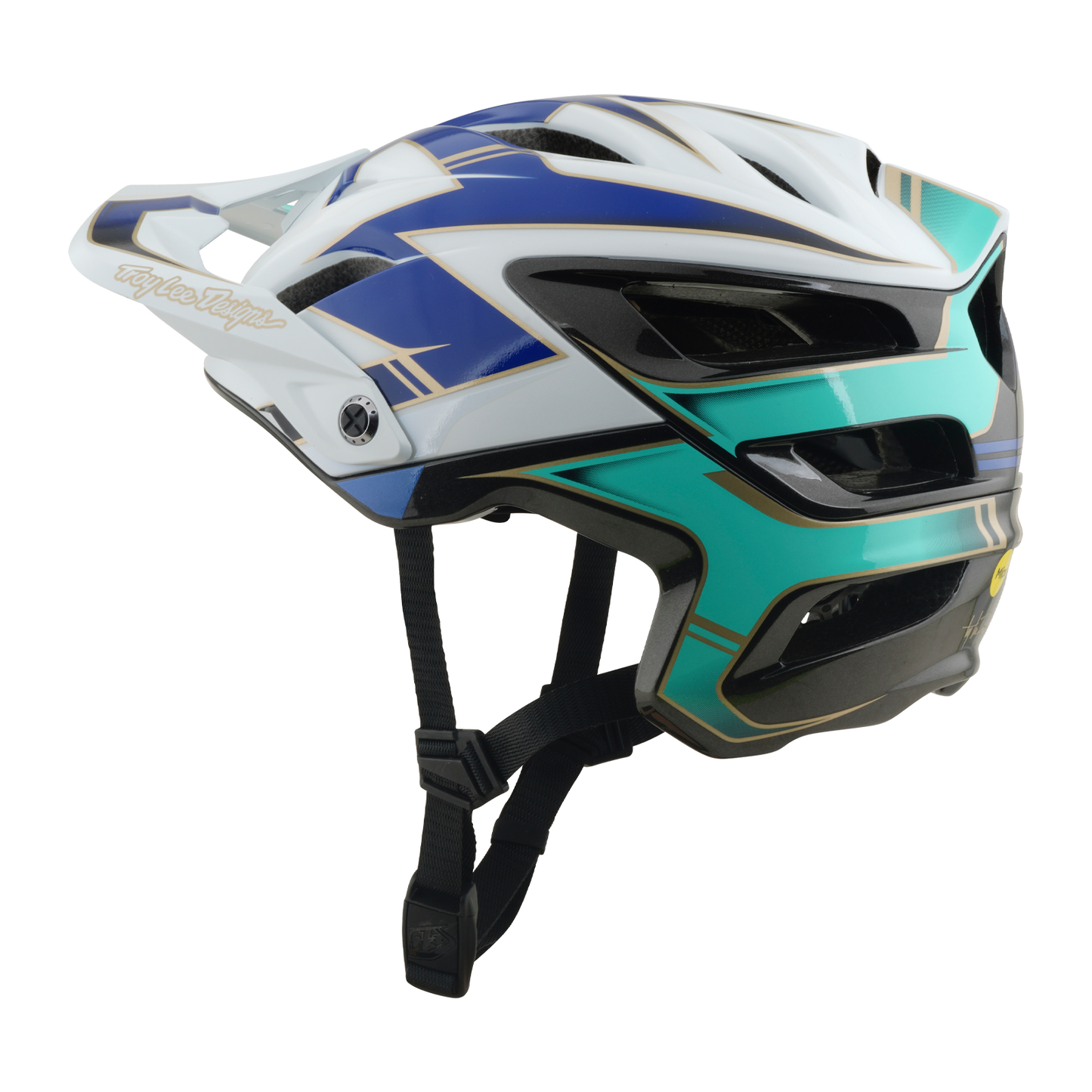 Capacete MTB TROY LEE DESIGNS A3 MIPS ELECTRA Branco