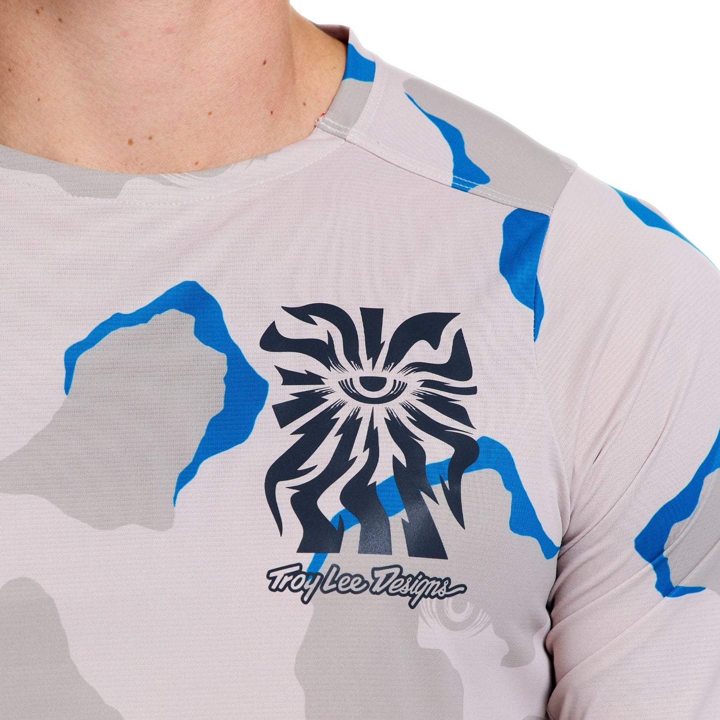 Trøje TROY LEE DESIGNS SKYLINE PRO FLOW CAMO Lange ærmer Pumice