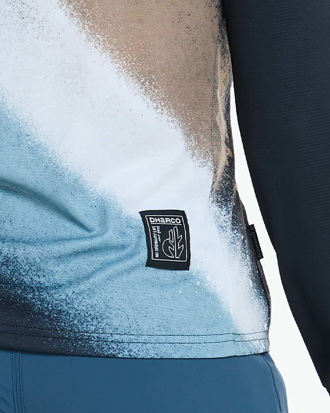 Maglia DHARCO GRAVITY GOLDEN STREAK Maniche Lunghe Donna Nero/Blu