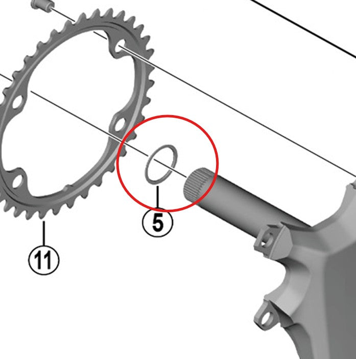 SHIMANO FC-R9200/8100 Bottom Bracket Ring