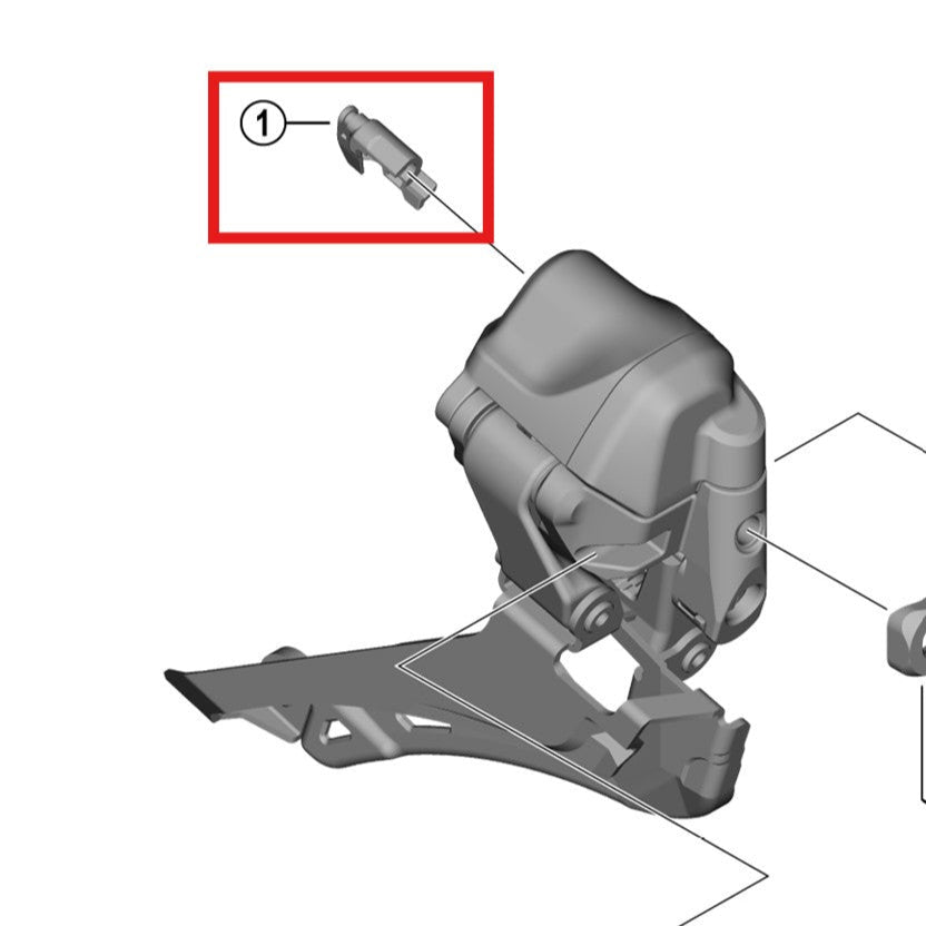 Tappo Porta Deragliatore Anteriore SHIMANO FD-R9250/R8150