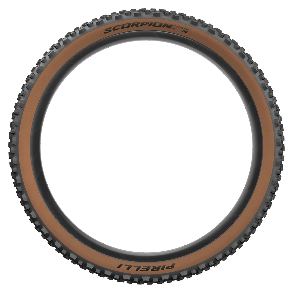 PIRELLI SCORPION E-MTB M dæk 27.5x2.60 Tubeless Ready, foldbart, brunt