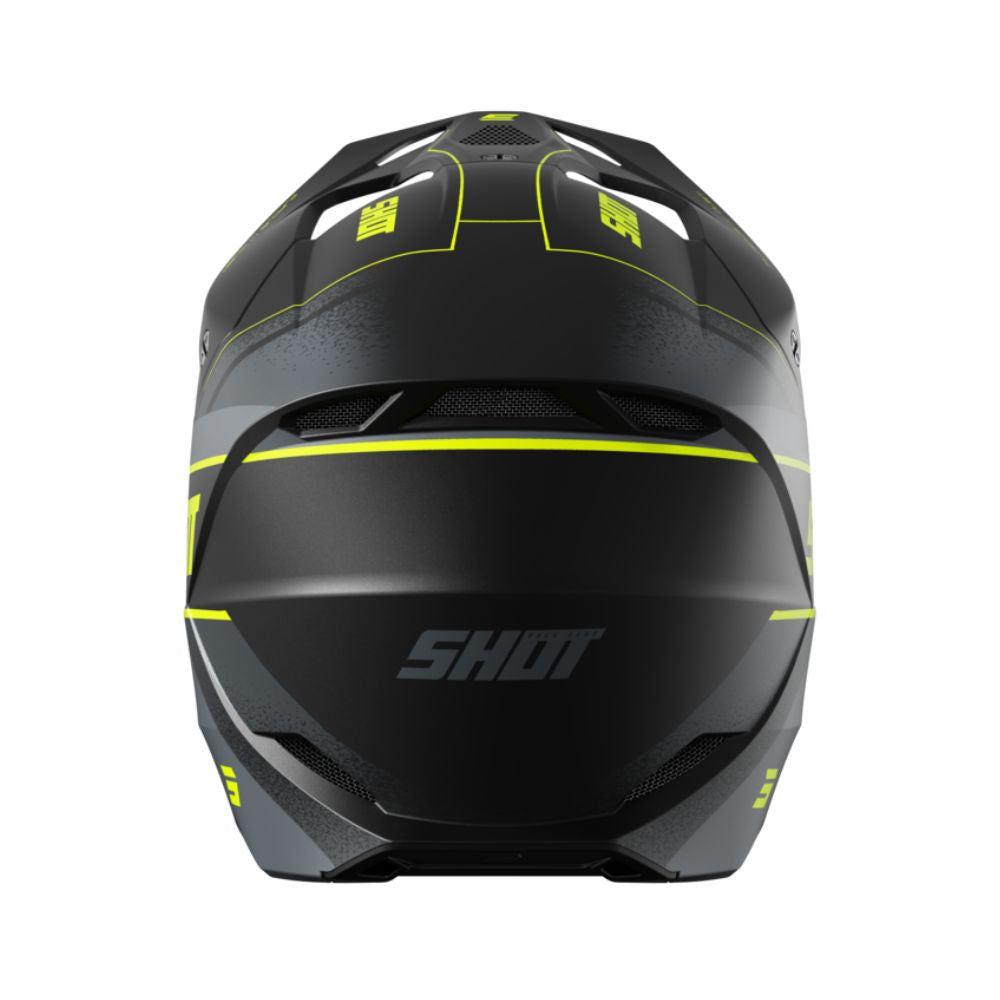 BMX-hjelm SHOT FURIOUS Dust neongul mat