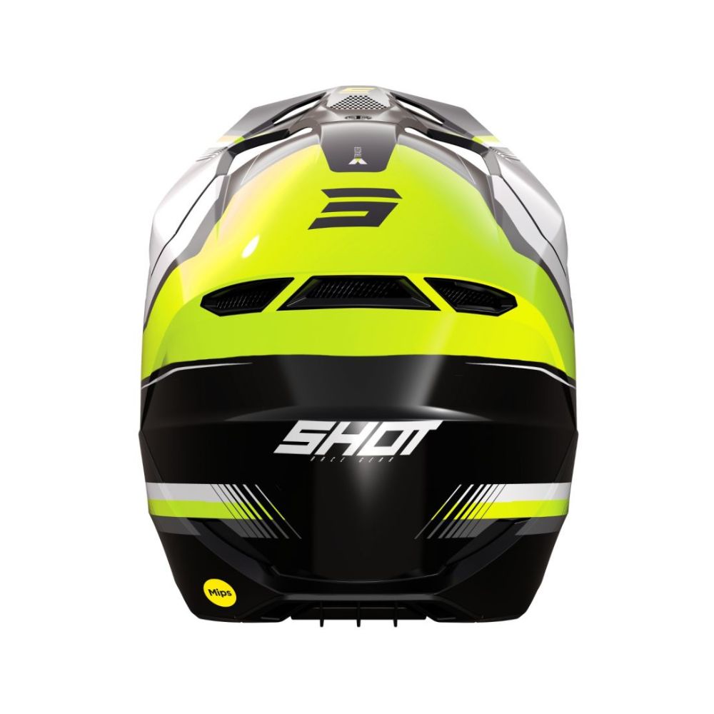 BMX-hjelm SHOT RACE Tracer neongul