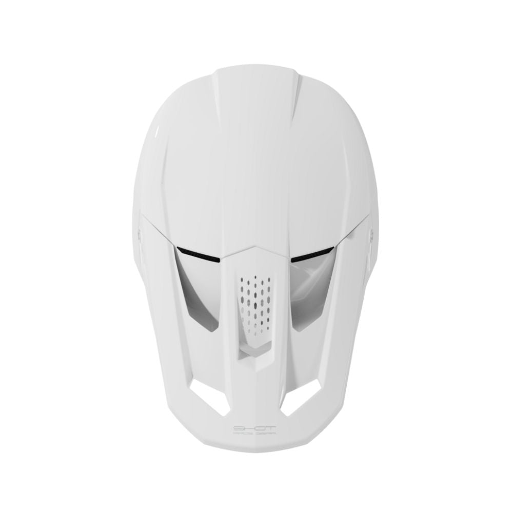 BMX-hjelm SHOT SPEED Solid White Glossy