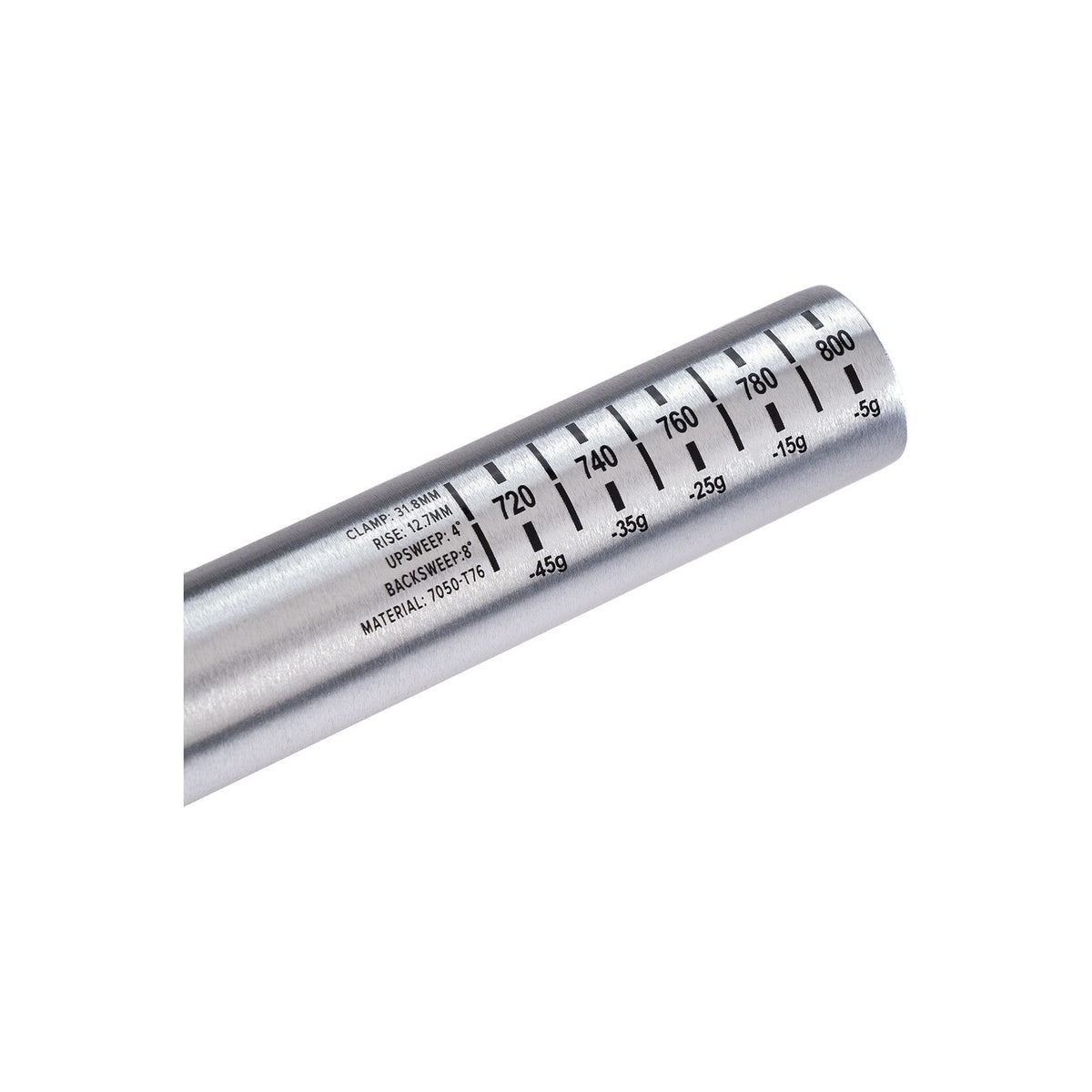 PROTAPER 810 A12 31.8 stūre, pulēta sudraba krāsā, pacēlums 1/2