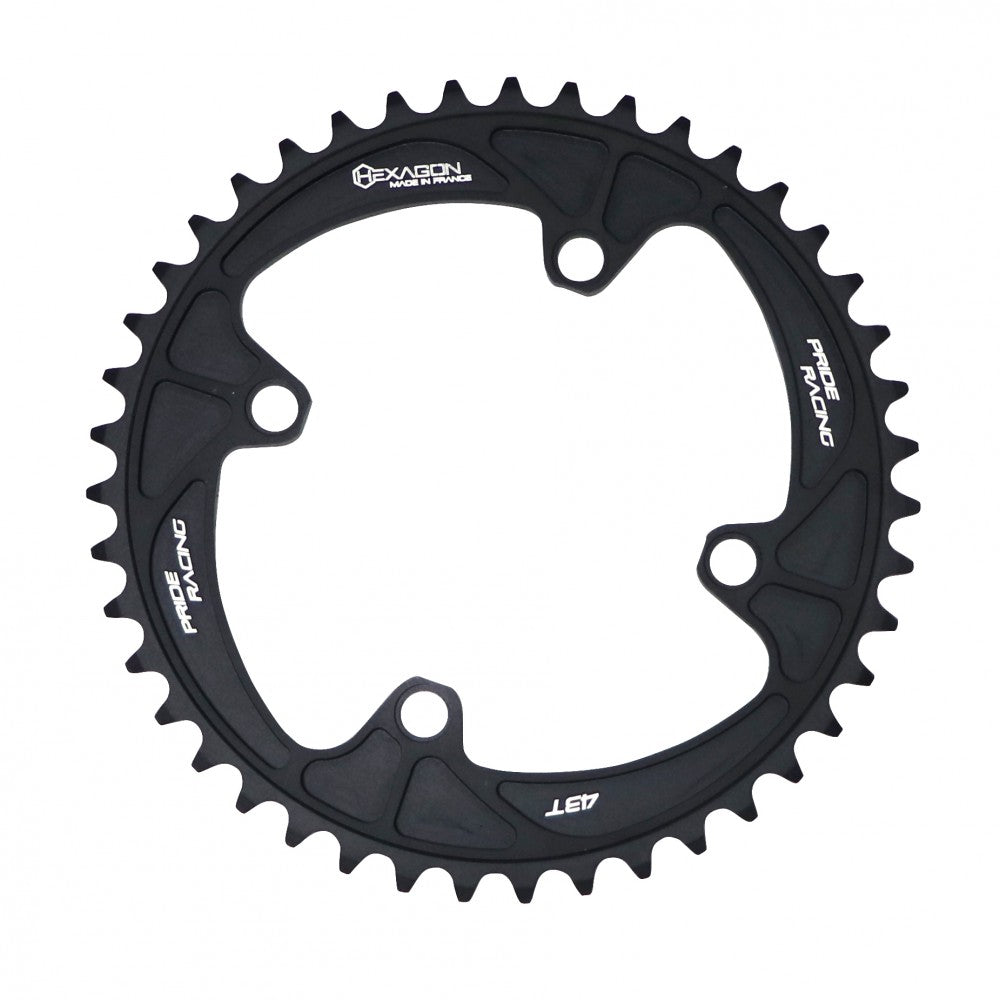 Korona PRIDE HEXAGON 4 Śruby Niegwintowane Black