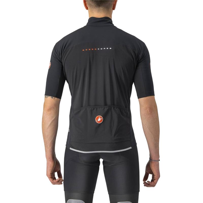 Maglia CASTELLI PERFETTO RoS 2 WIND Maniche Corte Nero