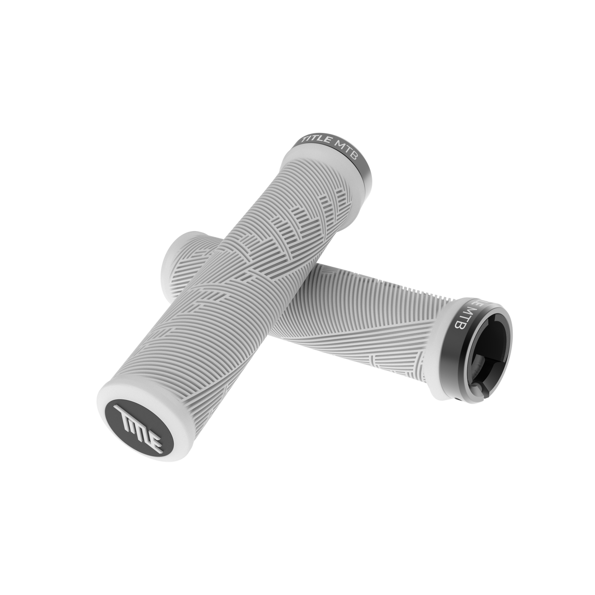 Grips Title MTB FORM Lock-On Bianco - vista dettagliata