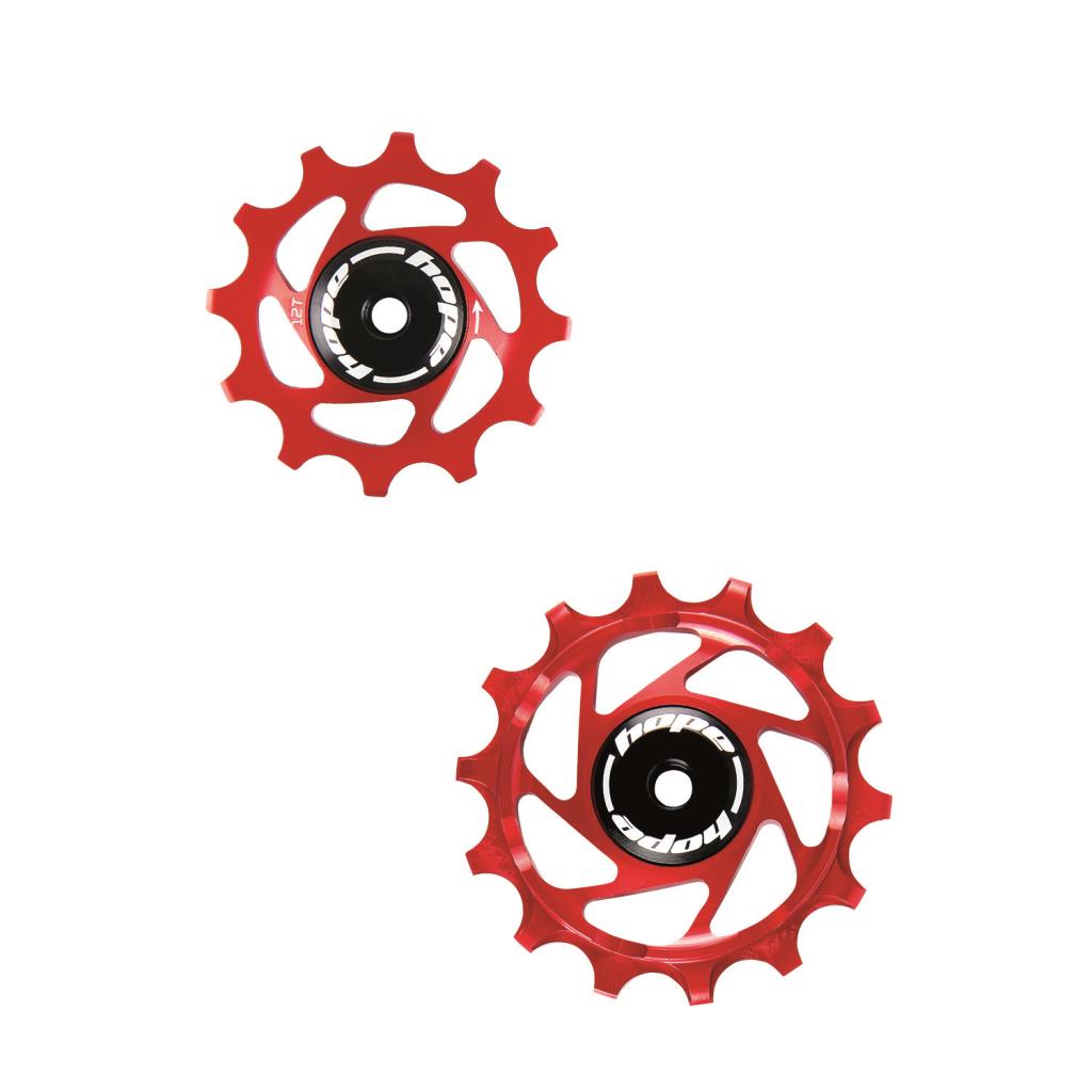 Schaltröllchen Hinten 12-fach HOPE Sram 12/14 Zähne Rot