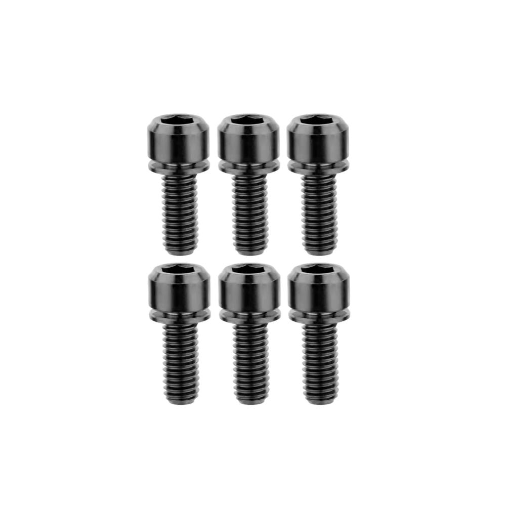 Skruesæt Titanium TITLE ST1 / ST2 Sort (x6)
