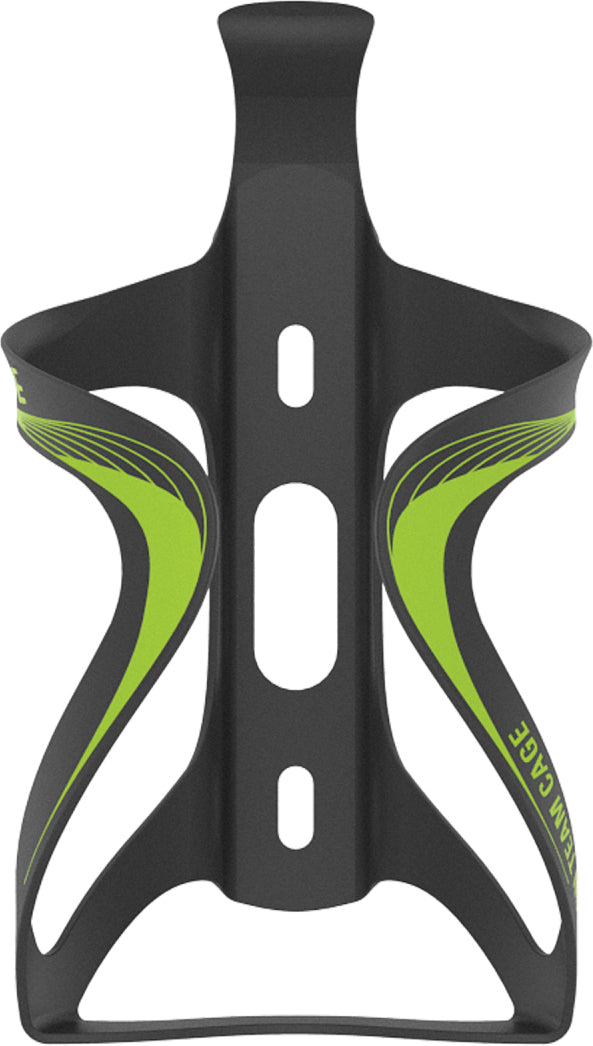 LEZYNE CARBON TEAM flaskeholder i sort/grøn