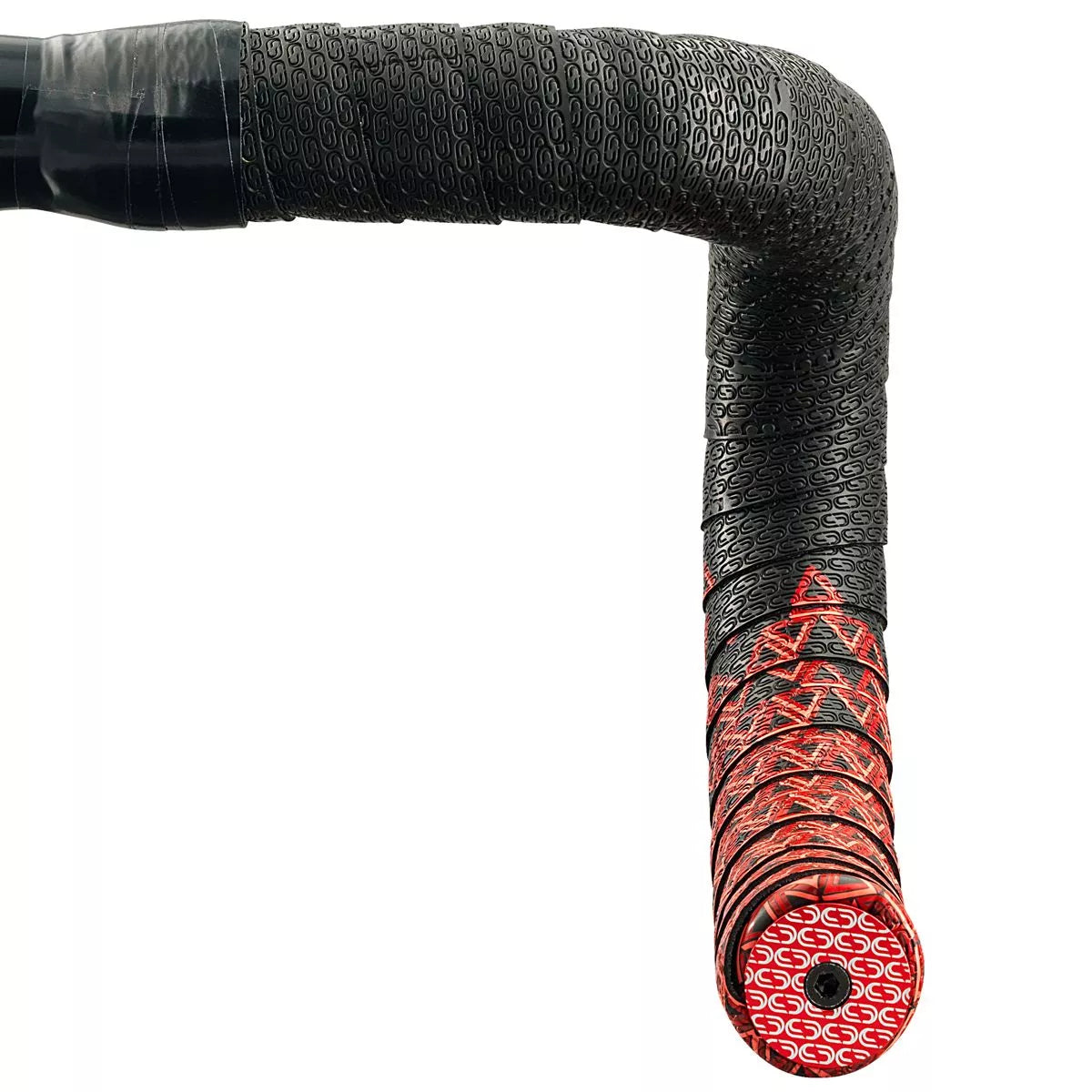 Ruban de cintre DEDA LOOP + END-PLUG Noir/Rouge