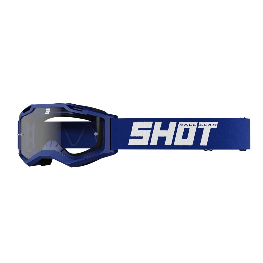 Shot Assault 2.0 Solid maske mat blå