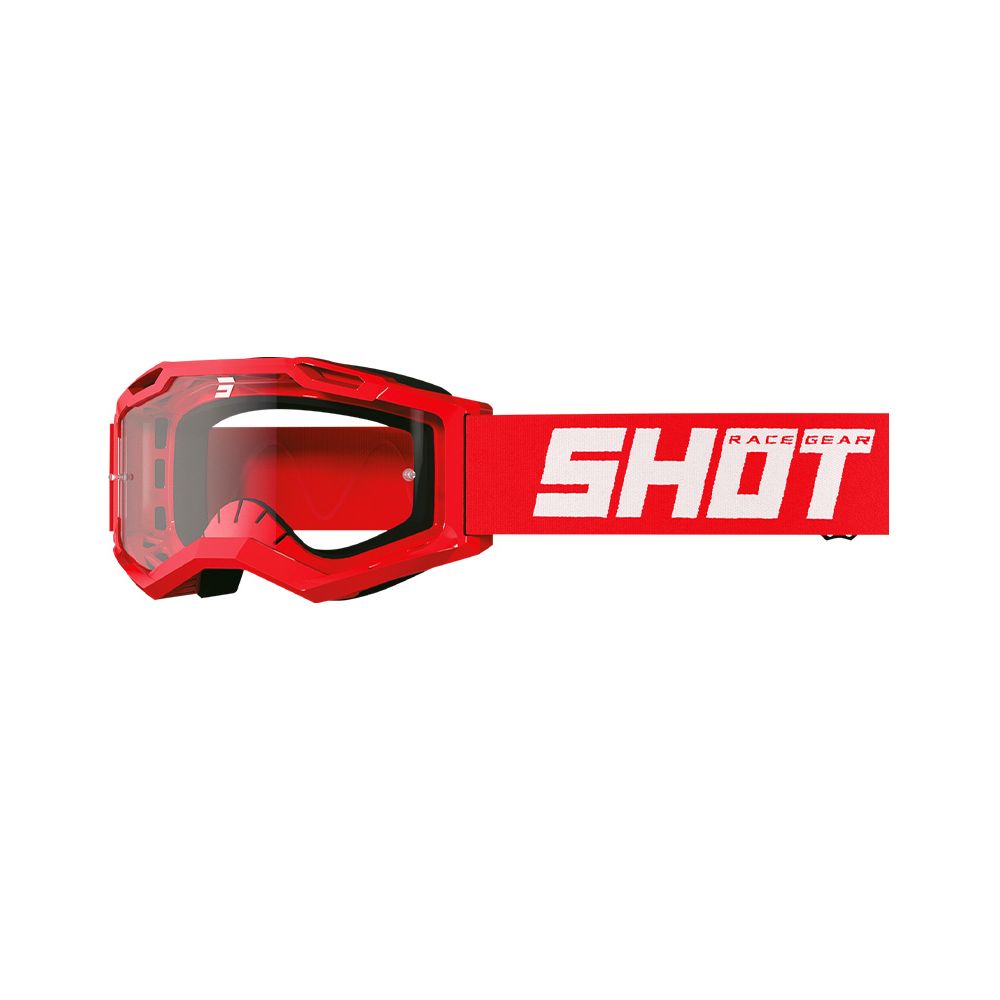 Shot Rocket Kid 2.0 Solid Red blanke goggles