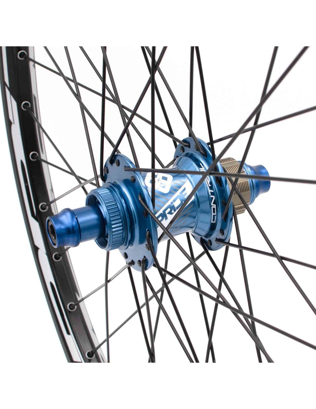 Paire de Roues PRIDE 24" (507mm) Control V1 V-Brake/Disc Axes 20/10mm Bleu
