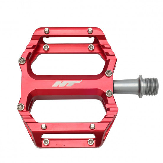 Pedali Piatti BMX HT COMPONENTS AR09SX Rosso