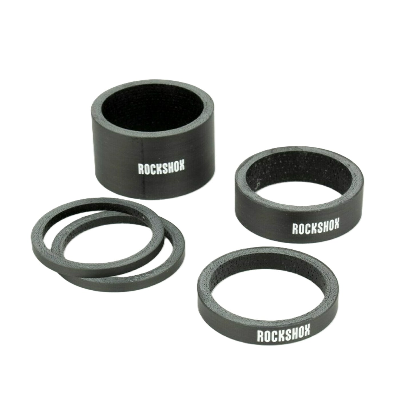 Kit d'Entretoises ROCKSHOX UD Carbone 1"1/8 Noir