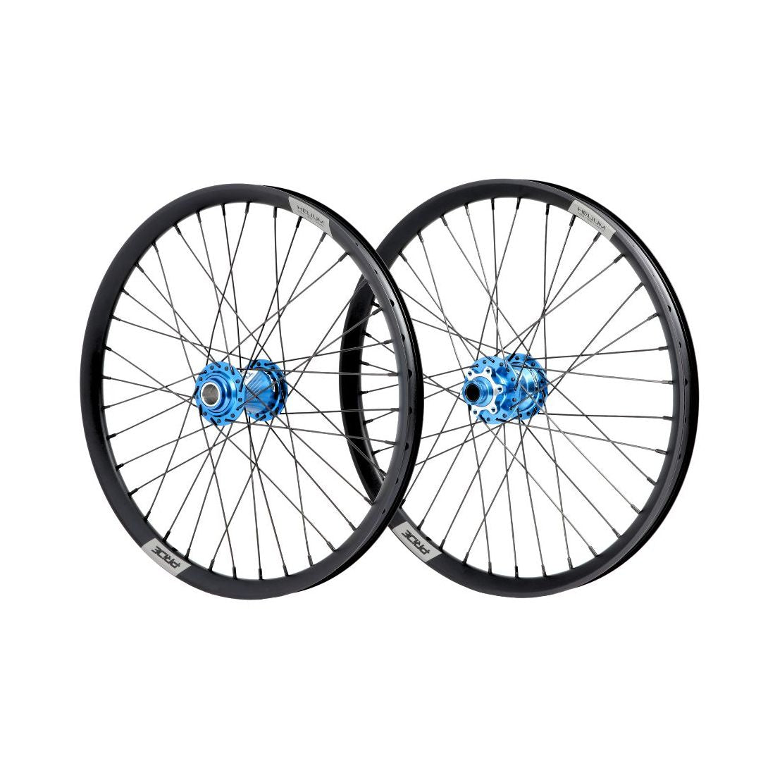 Paire de Roues PRIDE 20" (406mm) Control V2 Disc Helium M24 Axes 20/15mm Bleu