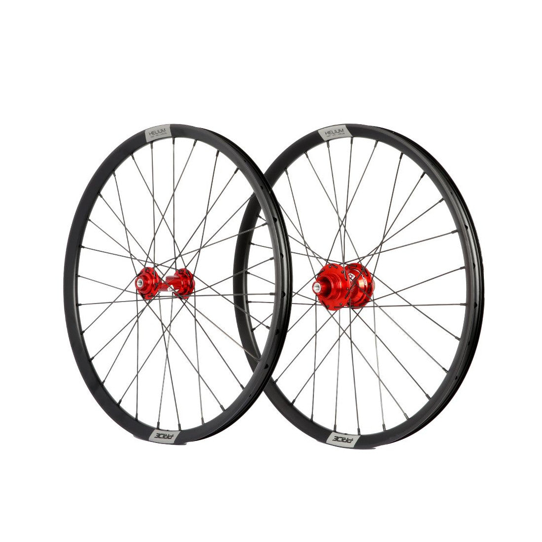 Par rdečih koles PRIDE Control V1 Helium M21 20" (451 mm), osi 10 mm