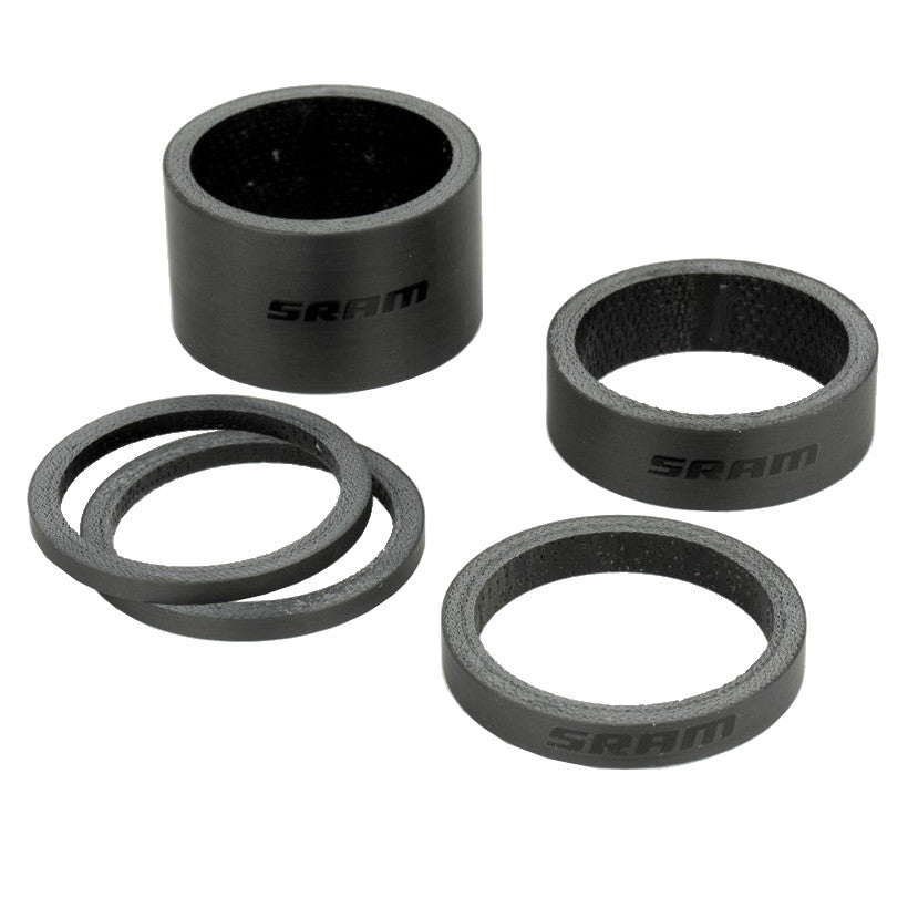 Entretoises de Direction SRAM Carbone Noir