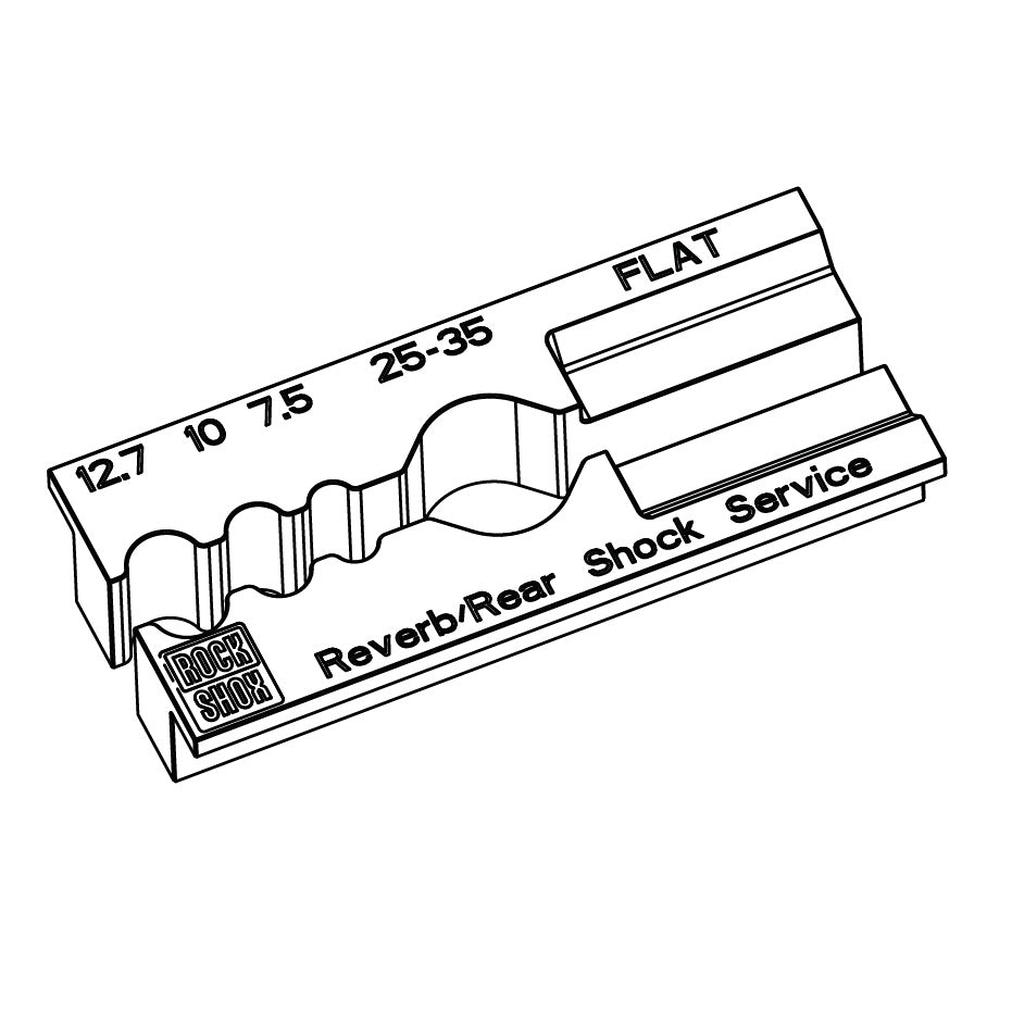 Soft Jaw for Shock Absorbers or Seatposts ROCKSHOX REVERB B1