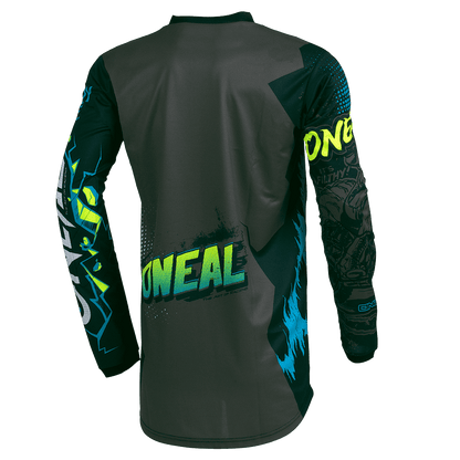 O'NEAL ELEMENT VILLAIN Junior Long Sleeve Jersey Grey