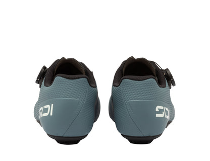Sidi Fast 3 maantiekengät storm grey ja ice white, takaosan kantapäätuki