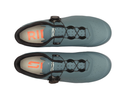 Sidi Fast 3 maantiekengät storm grey ja ice white, edestä