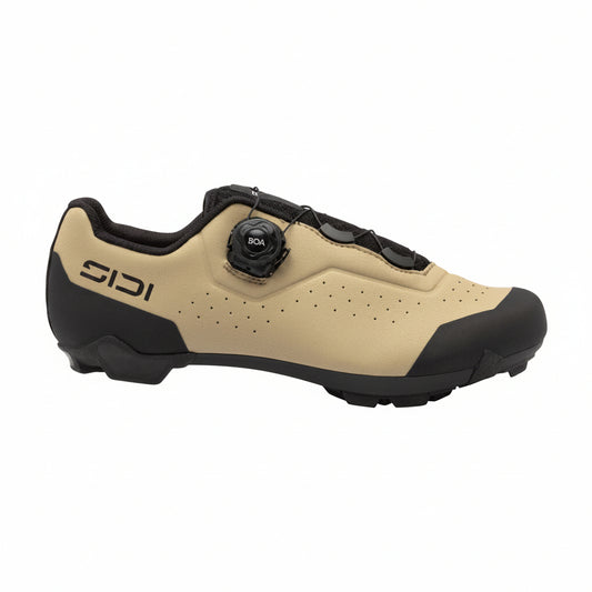 Scarpe XC gravel Sidi Liinea dark sand, vista laterale esterna