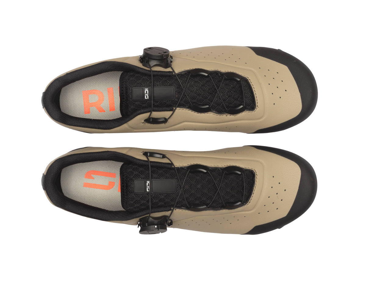 Chaussures XC gravel Sidi Liinea dark sand, vue de face