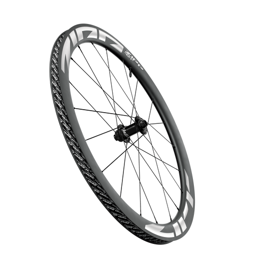 Roue Avant ZIPP 404 S A1 Tubeless Ready (Center Lock) Noir/Blanc