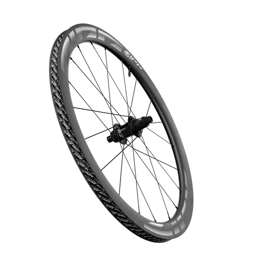 Roue Arrière ZIPP 404 S A1 Tubeless Ready (Center Lock) Noir/Gris