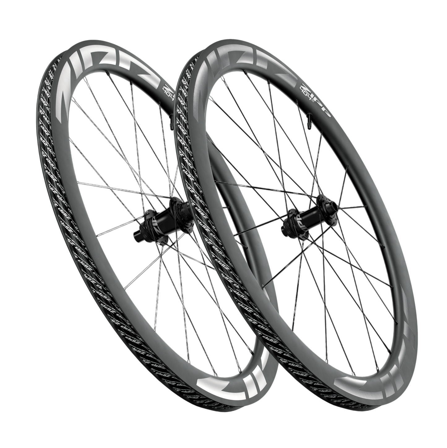 Laufradsatz ZIPP 404 S A1 Tubeless Ready (Center Lock) Schwarz/Grau