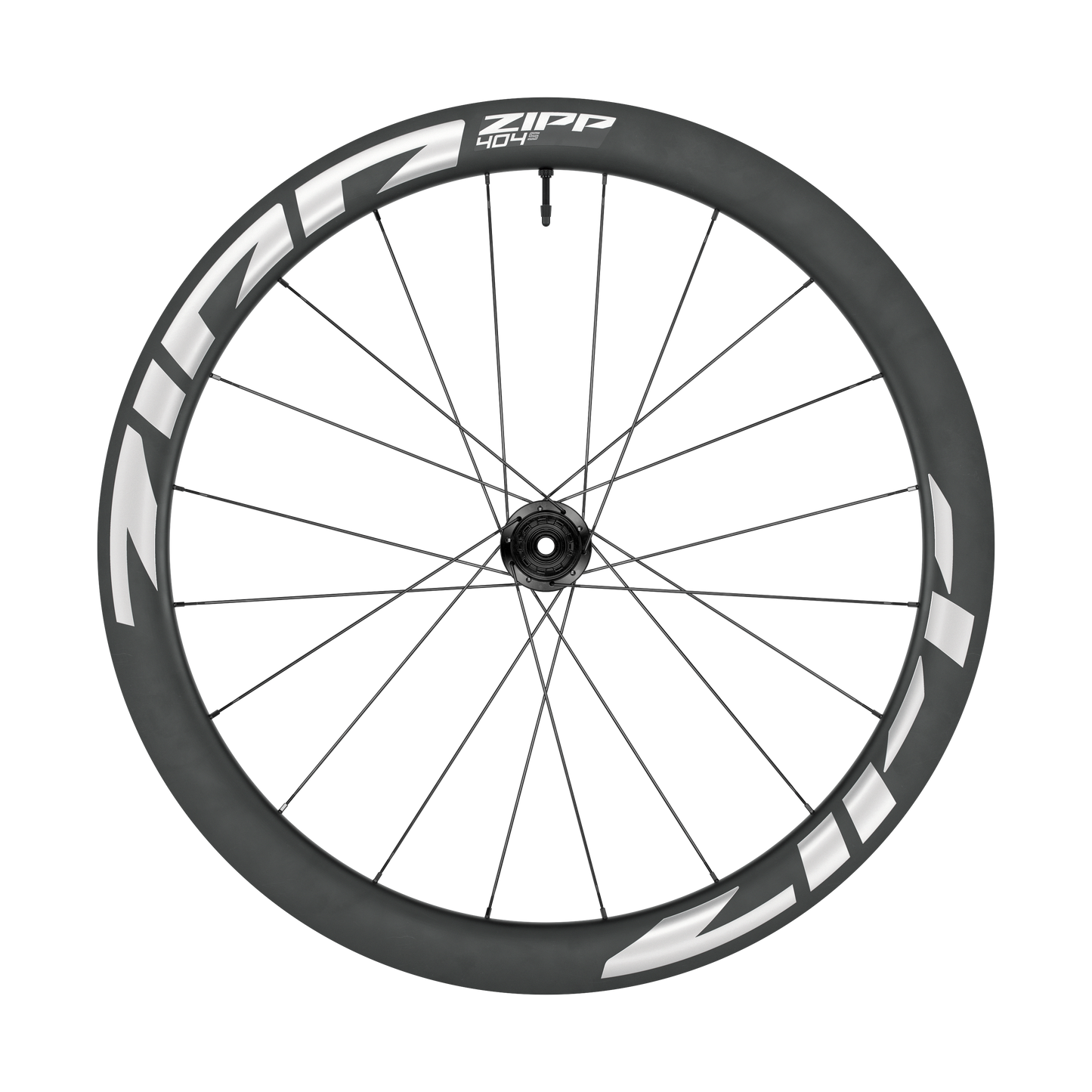 Roue Arrière ZIPP 404 S A1 Tubeless Ready (Center Lock) Noir/Blanc