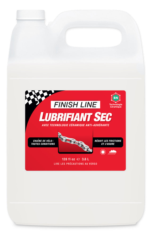 Kædesmøremiddel FINISH LINE DRY LUBE – Alle forhold (3,78 L)