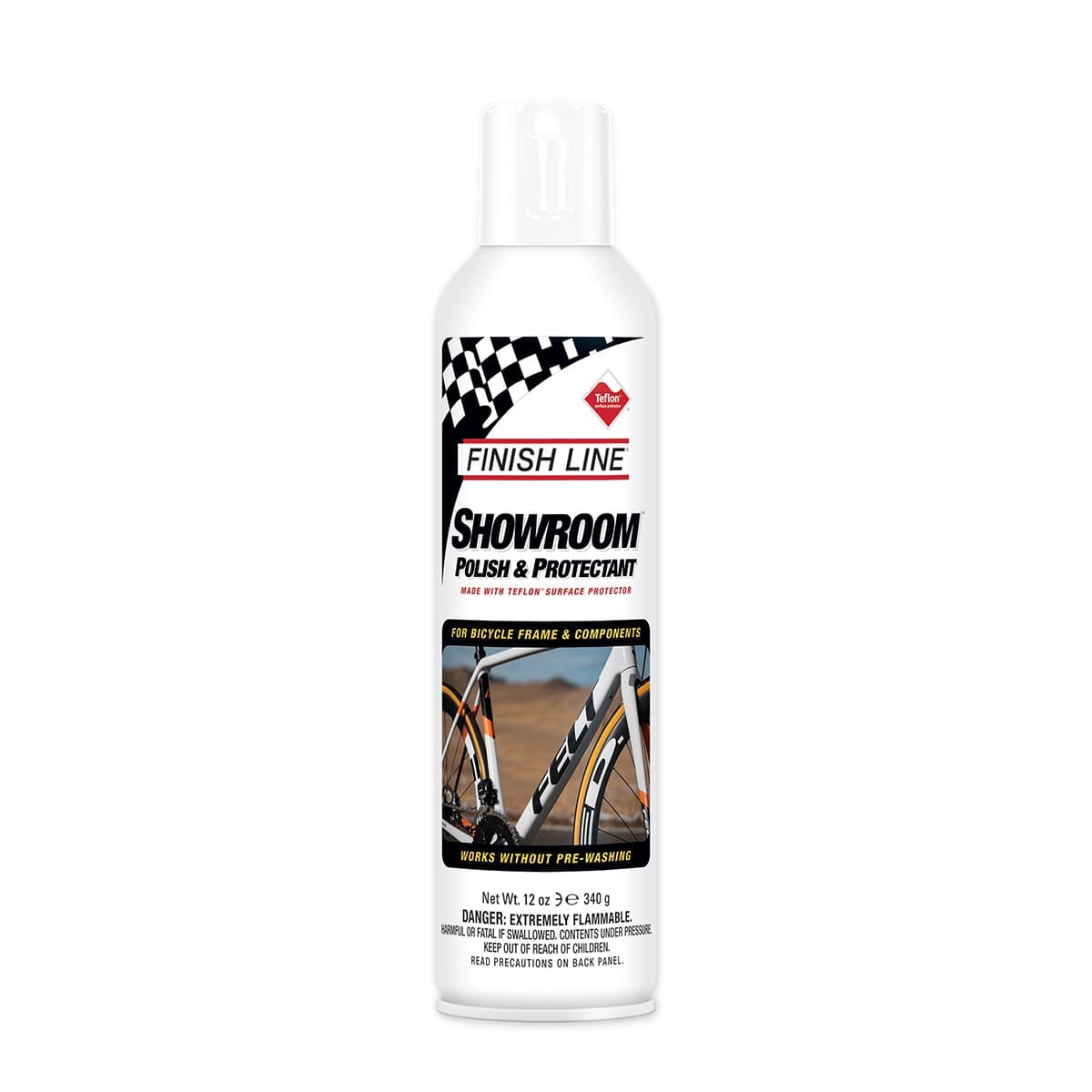 Lustrador e Protetor em Aerossol FINISH LINE SHOWROOM (340 ml)