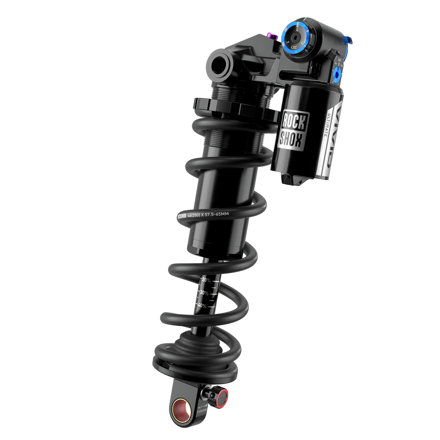 Amortisseur ROCKSHOX VIVID COIL ULTIMATE RC2T D1 Trunnion pour Trek Fuel EX Gen6 2023-2025