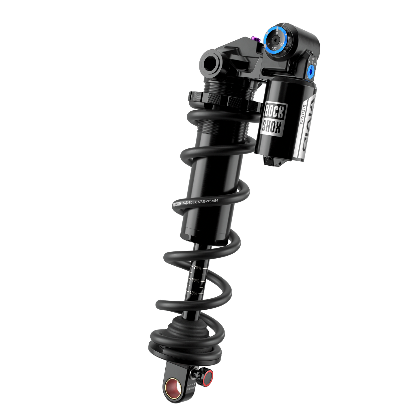 Amortisseur ROCKSHOX VIVID COIL ULTIMATE DH RC2 D1 Trunnion